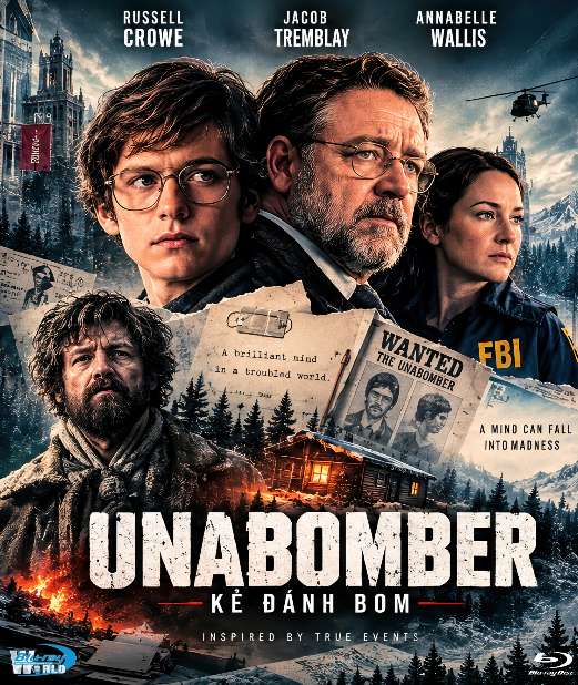 B7018.UNABOMBER  2026   KẺ ĐÁNH BOM  2D25G  (TRUE-HD 7.1.4 DOLBY ATMOS)